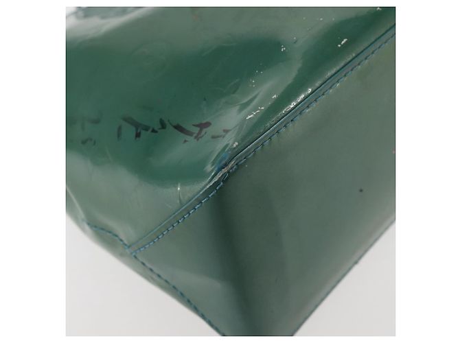 LOUIS VUITTON Borsa Vernis Wilshire Boulevard Blu Galattico M93646 LV Auth BA6406 - vista 14
