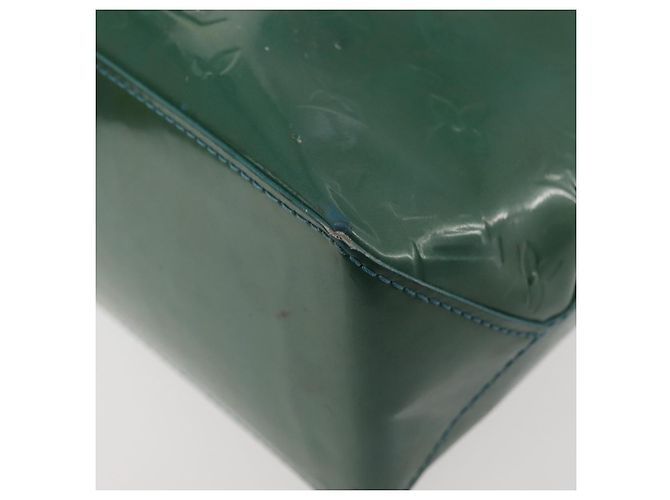 LOUIS VUITTON Borsa Vernis Wilshire Boulevard Blu Galattico M93646 LV Auth BA6406 - vista 15