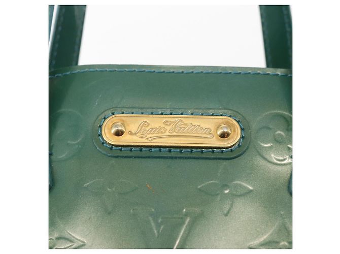 LOUIS VUITTON Borsa Vernis Wilshire Boulevard Blu Galattico M93646 LV Auth BA6406 - vista 16