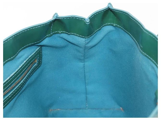 LOUIS VUITTON Borsa Vernis Wilshire Boulevard Blu Galattico M93646 LV Auth BA6406 - vista 19