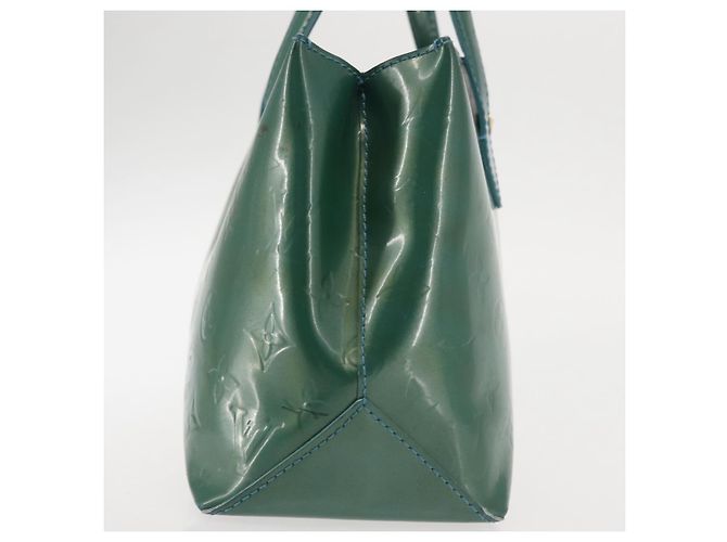 LOUIS VUITTON Borsa Vernis Wilshire Boulevard Blu Galattico M93646 LV Auth BA6406 - vista 6