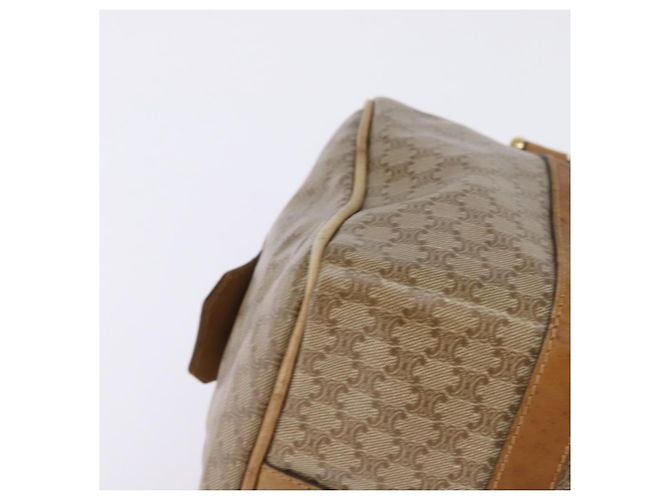 Céline Boston Bag aus Macadam-Canvas CELINE PVC Beige Gold Auth BA6457 Golden - Ansicht 10