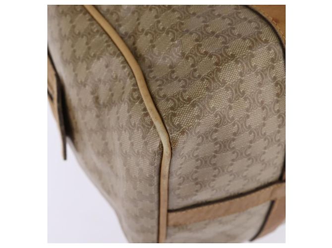 Céline Boston Bag aus Macadam-Canvas CELINE PVC Beige Gold Auth BA6457 Golden - Ansicht 12