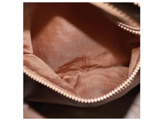 Céline Boston Bag aus Macadam-Canvas CELINE PVC Beige Gold Auth BA6457 Golden - Ansicht 20