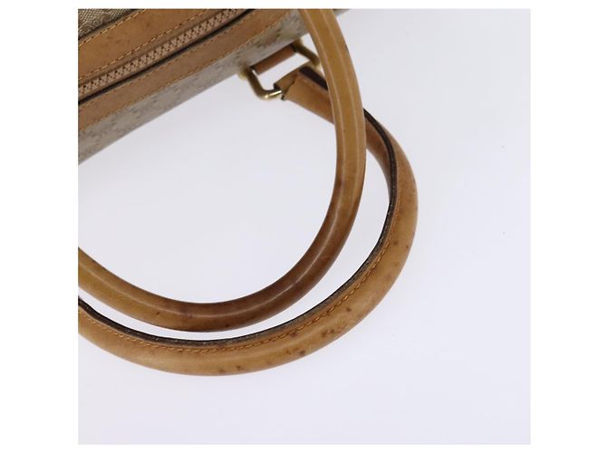 Céline Boston Bag aus Macadam-Canvas CELINE PVC Beige Gold Auth BA6457 Golden - Ansicht 7