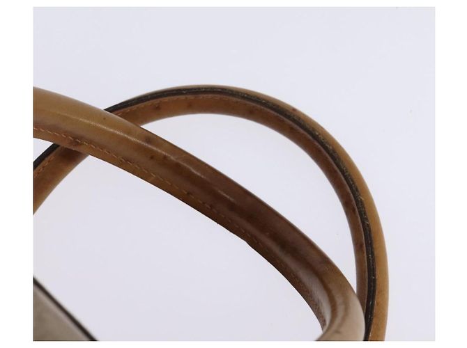 Céline Boston Bag aus Macadam-Canvas CELINE PVC Beige Gold Auth BA6457 Golden - Ansicht 8