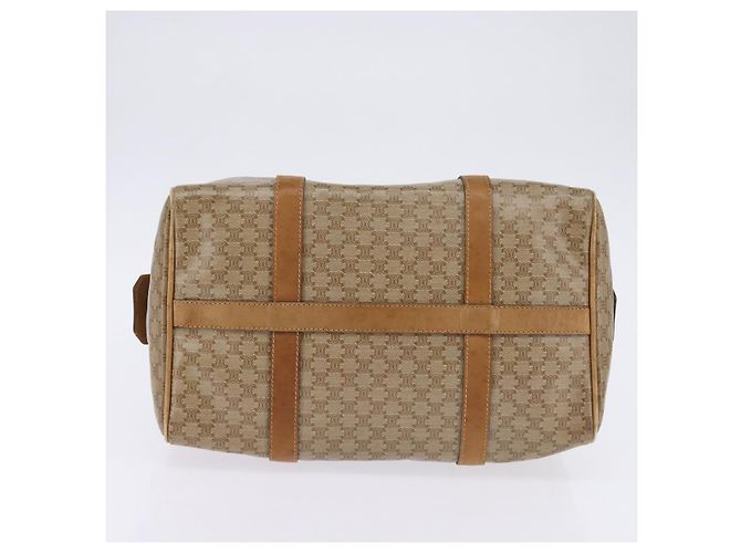 Céline Boston Bag aus Macadam-Canvas CELINE PVC Beige Gold Auth BA6457 Golden - Ansicht 9