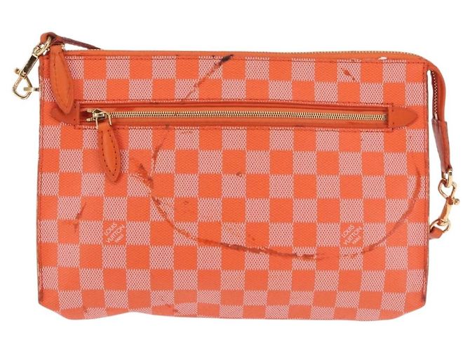 LOUIS VUITTON Pochette Modulo Damier Color 2way Pimon N41312 LV Auth 143082 - vista 13