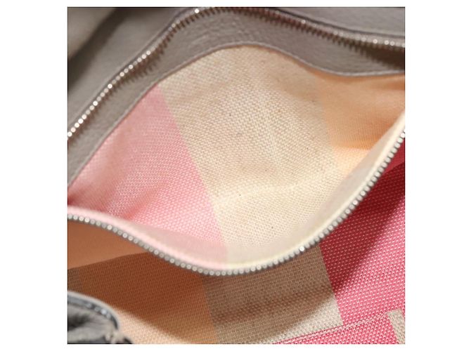 GUCCI Bamboo Daily Handtasche Leder 2way Grau Silber 370831 Auth BA4687 - Ansicht 21