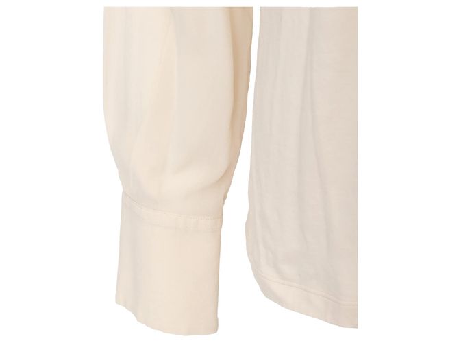 Top de manga larga Brunello Cucinelli Blanco roto - vista 6