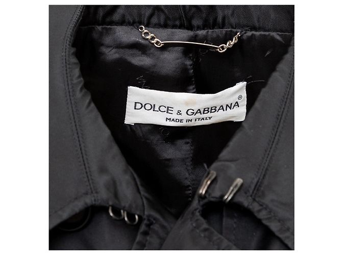 Trench Coat Dolce & Gabbana Negro - vista 13