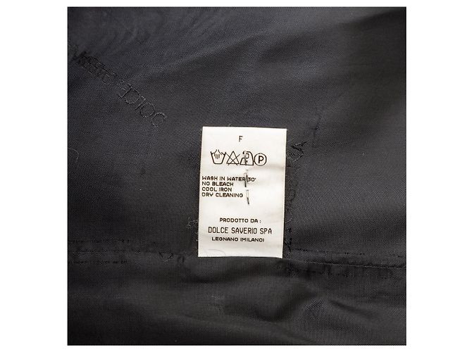 Trench Coat Dolce & Gabbana Negro - vista 14