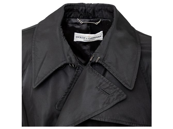 Trench Coat Dolce & Gabbana Negro - vista 4