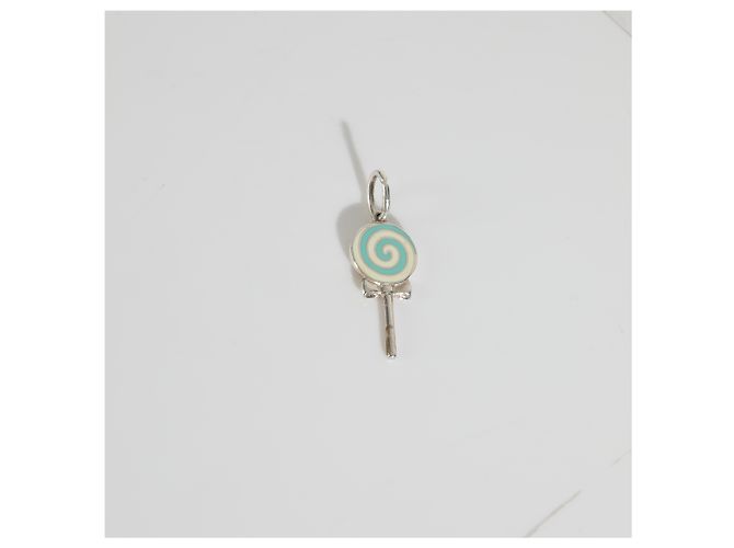 Charm de Lollipop de Plata Esterlina con Esmalte Tiffany & Co. - vista 4