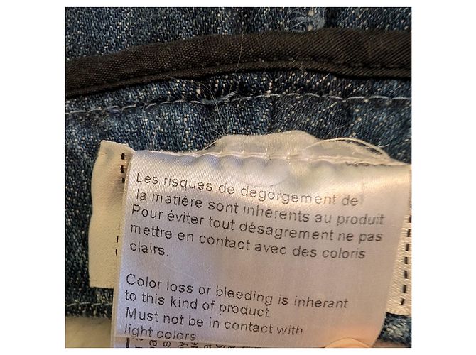 Jeans anchos/grandes Chanel Azul - vista 10