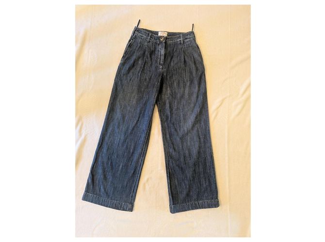 Jeans anchos/grandes Chanel Azul - vista 2