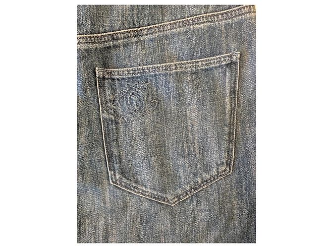 Jeans anchos/grandes Chanel Azul - vista 4
