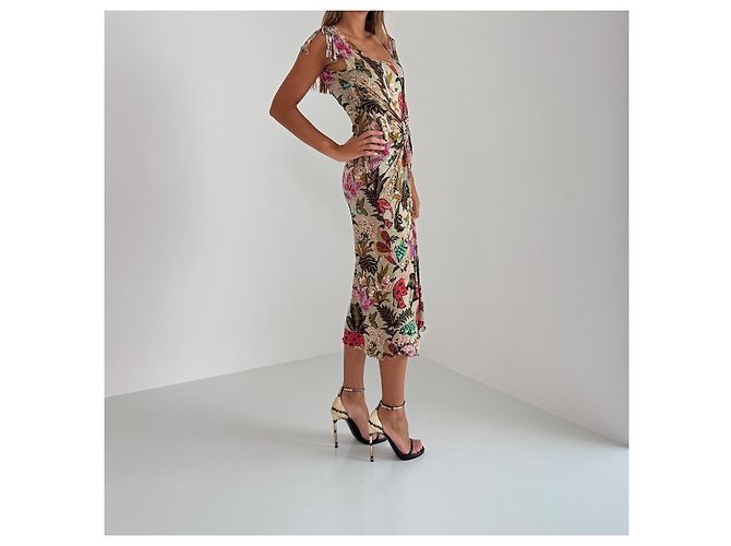 Etro Fauna & Flora Kleid Mehrfarben - Ansicht 4