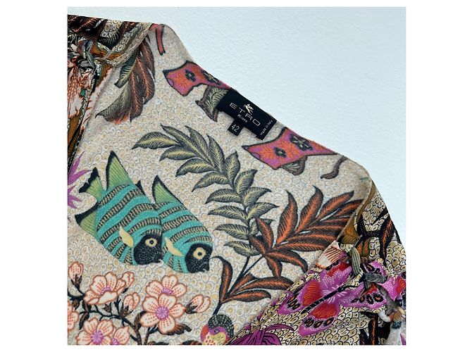 Etro Fauna & Flora Kleid Mehrfarben - Ansicht 5