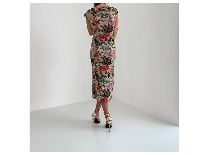 Etro Fauna & Flora Kleid Mehrfarben - Ansicht 8
