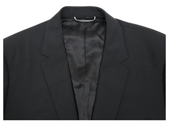 Giacca da abito classica Dior e pantaloni in lana vergine nera Nero - vista 11