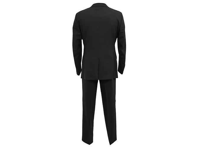 Giacca da abito classica Dior e pantaloni in lana vergine nera Nero - vista 3