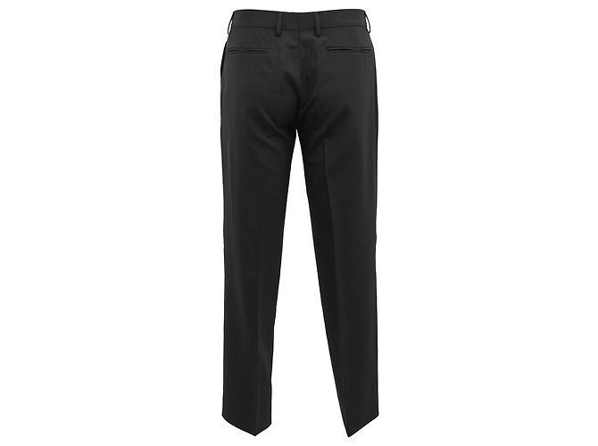 Giacca da abito classica Dior e pantaloni in lana vergine nera Nero - vista 9