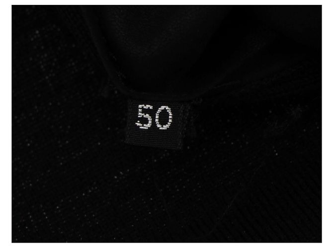 Tom Ford Strickjacke aus schwarzer Wolle und Samt - Ansicht 6