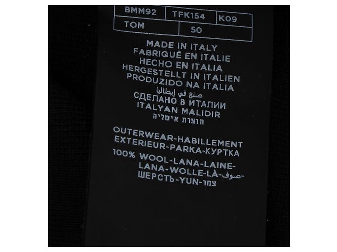 Tom Ford Strickjacke aus schwarzer Wolle und Samt - Ansicht 7