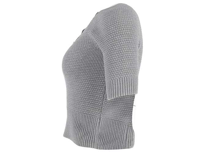 Top de algodón gris con detalles de botones Chloé - vista 2
