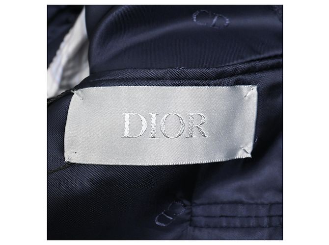 Giacca da abito classica Dior e pantaloni in lana vergine blu scuro Blu navy - vista 10