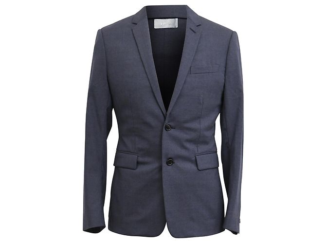 Giacca da abito classica Dior e pantaloni in lana vergine blu scuro Blu navy - vista 4