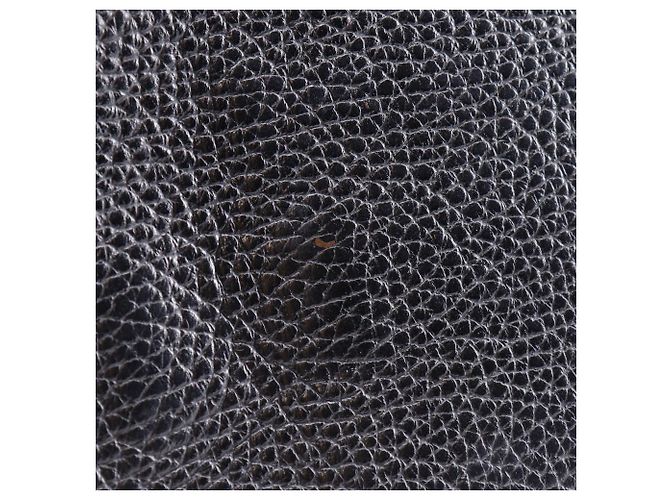 Autre Marque Clutch in pelle Ange Chambord Sellier Nero - vista 7