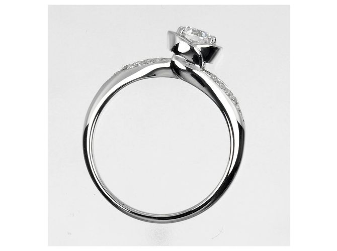 Bulgari Anillo de diamantes BVLGARI Incontro D'Amore Pt950 Tamaño 7.5 - vista 7
