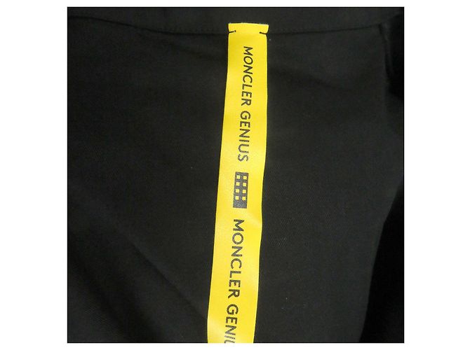 Moncler Genius TUTA Mono de Algodón Negro - vista 7