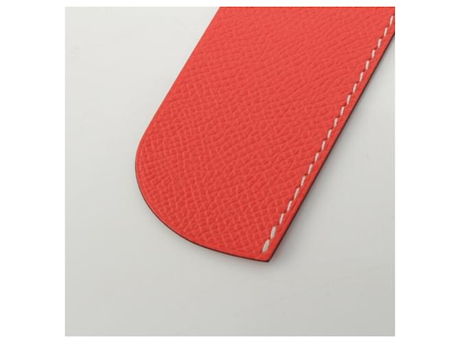 Hermès HERMES Saut-de-Page Lesezeichen - Rosa Epsom Leder Pink - Ansicht 5