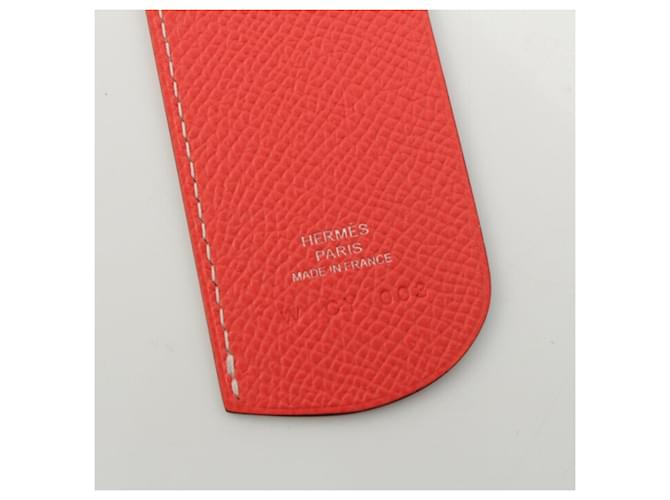 Hermès HERMES Saut-de-Page Lesezeichen - Rosa Epsom Leder Pink - Ansicht 6
