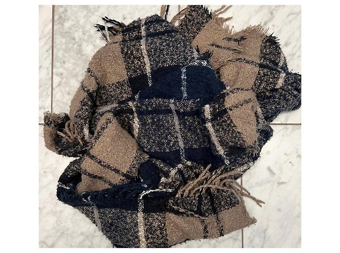 Sciarpa Barbour Ancient Loden Tartan Marrone - vista 7