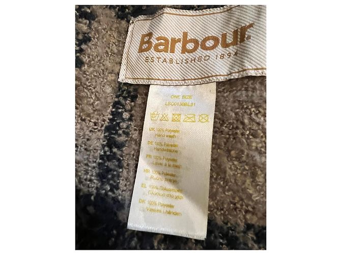 Sciarpa Barbour Ancient Loden Tartan Marrone - vista 9