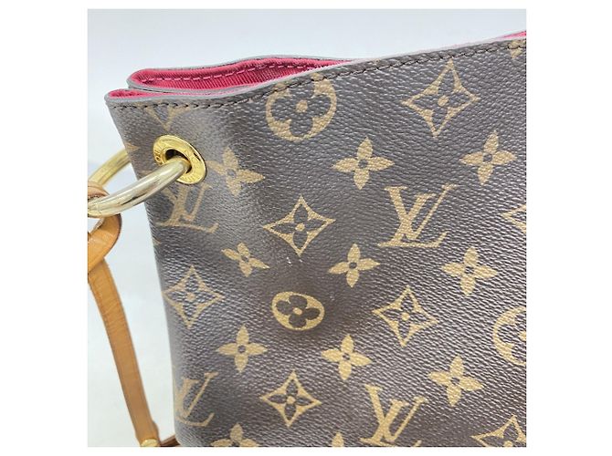 Borsa a Spalla Graceful PM Monogramma Louis Vuitton Marrone Rosa - vista 10