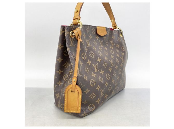 Borsa a Spalla Graceful PM Monogramma Louis Vuitton Marrone Rosa - vista 2