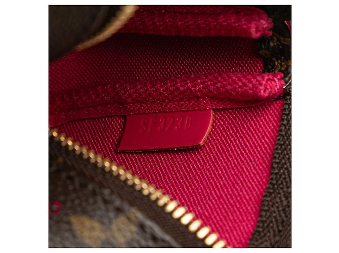 Mini Pochette Accessoires Vivienne Natale in Monogramma Marrone Louis Vuitton - vista 6