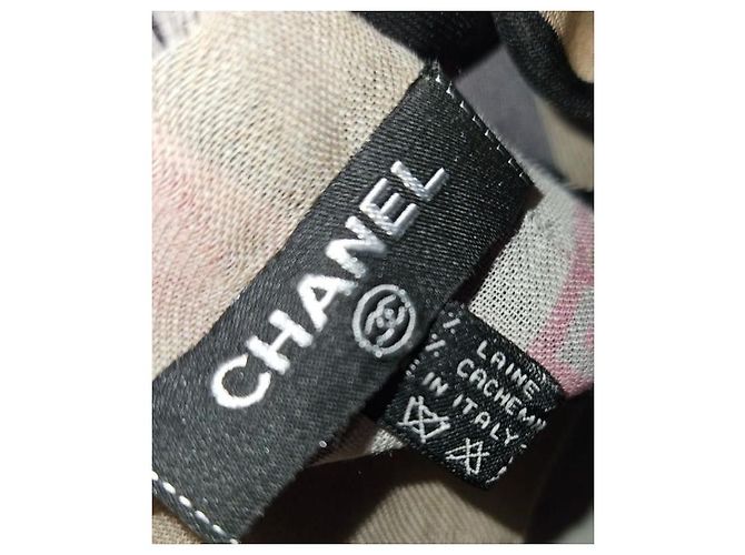 Chal Étole Chanel in Cashmere Multicolore - vista 4