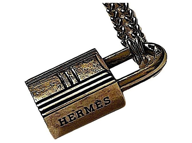 Hermès Cadena Anhänger Halskette Silber mit H Verschluss - Ansicht 5