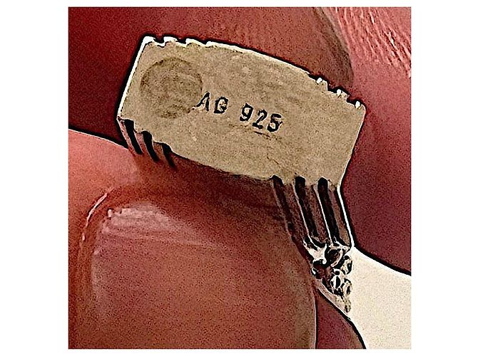 Hermès Cadena Anhänger Halskette Silber mit H Verschluss - Ansicht 7
