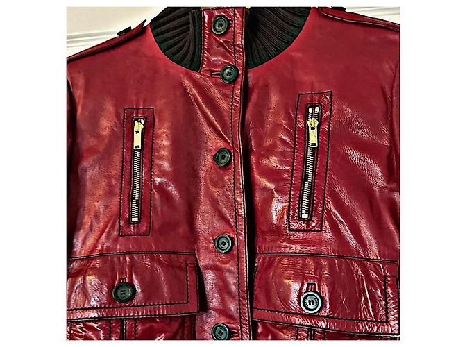 Gucci Madonna Bomberjacke Rot - Ansicht 2