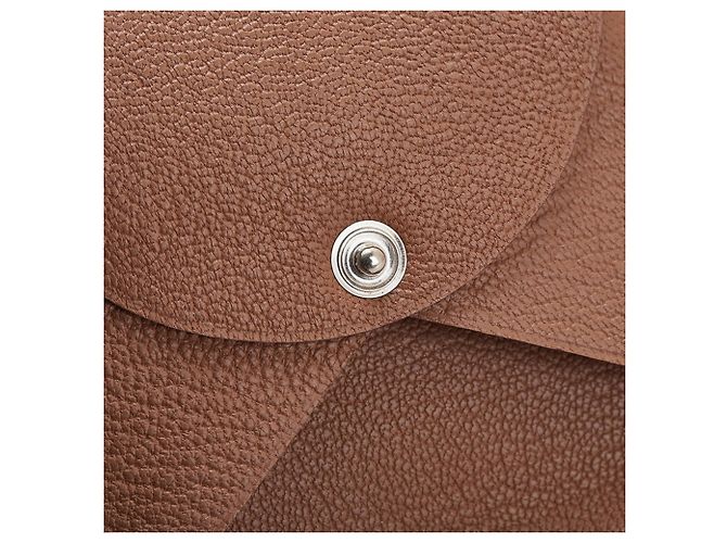 Monedero Bastia de Hermès en Marrón Quebraco Castaño - vista 7