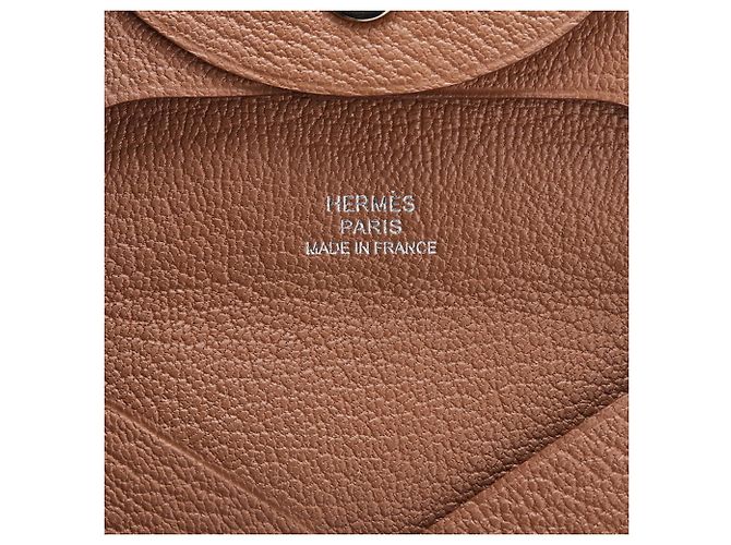Monedero Bastia de Hermès en Marrón Quebraco Castaño - vista 8
