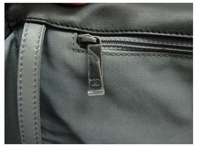 BORSA CHANEL BOY JUMBO IN PELLE NERA Nero - vista 12