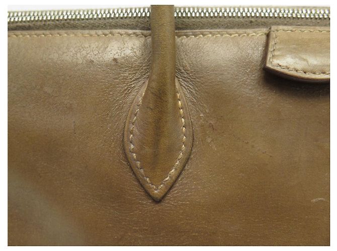 Paris-Bombay Hermès BORSA A MANO HERMES PARIS BOMBAY 27 CM IN PELLE BOX MARRONE - vista 17